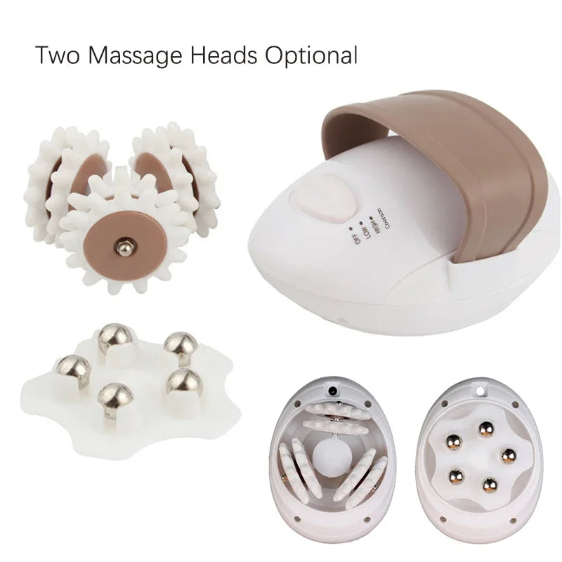 3D Electric Body Slimming Massager Anti-Cellulite Fat Burner White
