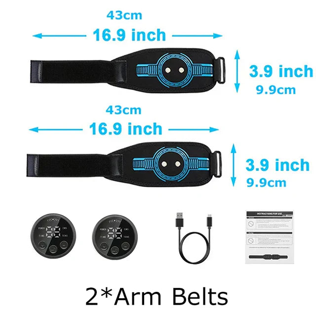 Smart EMS Arm Muscle Trainer Blue