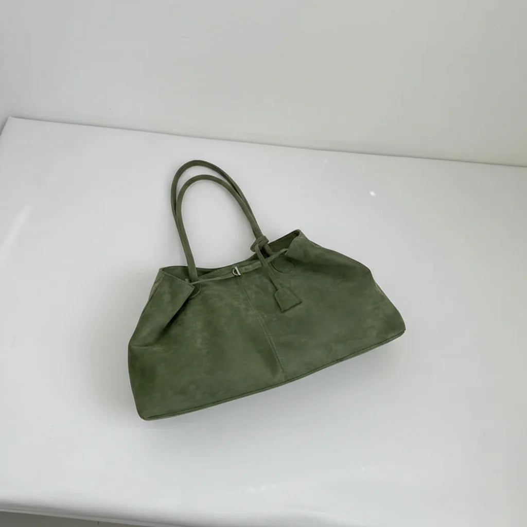 Large Capacity Suede Tote Bag