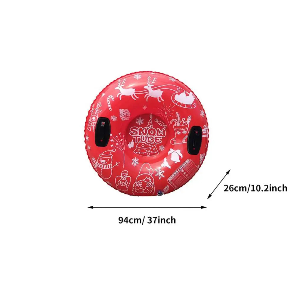 Winter Inflatable Snow Tube with Handles