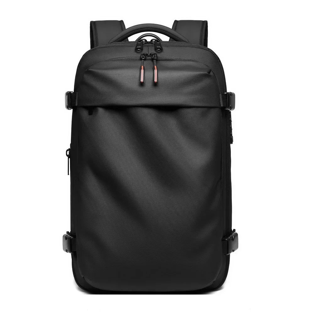 Expandable Laptop Backpack Black