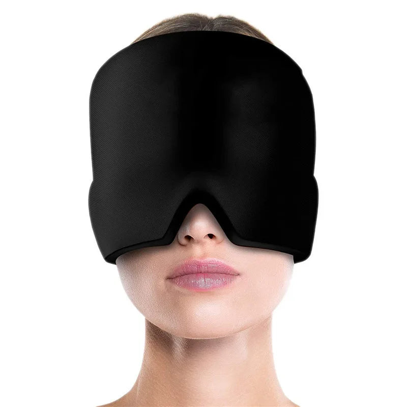 Ice Headache Relief Cap – Gel Cold Compress Migraine Therapy Hat