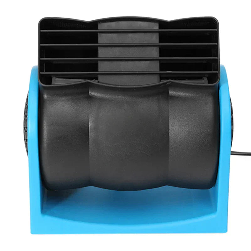 12V Adjustable Car Air Fan Dual Speed Silent Cooling Fan Blue