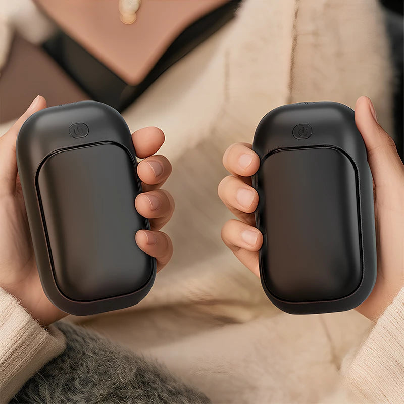 Magnetic Hand Warmer Pack with Digital Display (2 Pack)