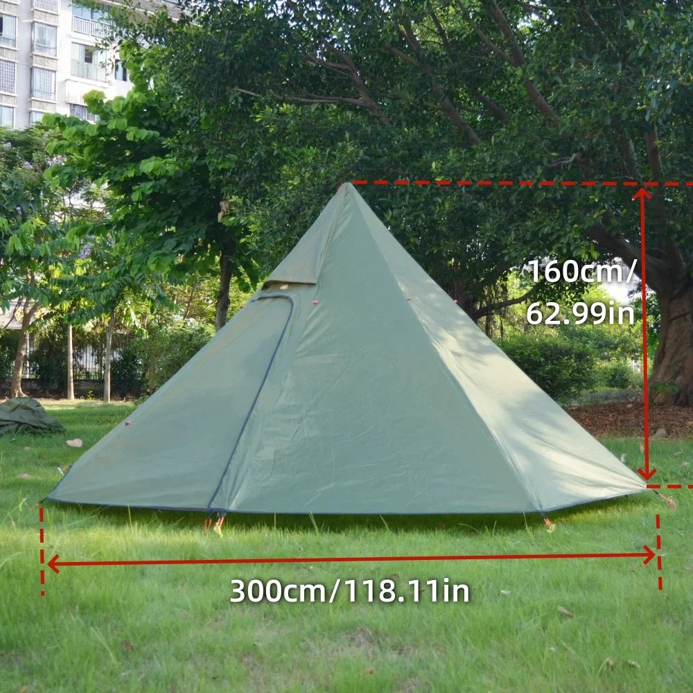 1-2 People Ultralight Pyramid Tent