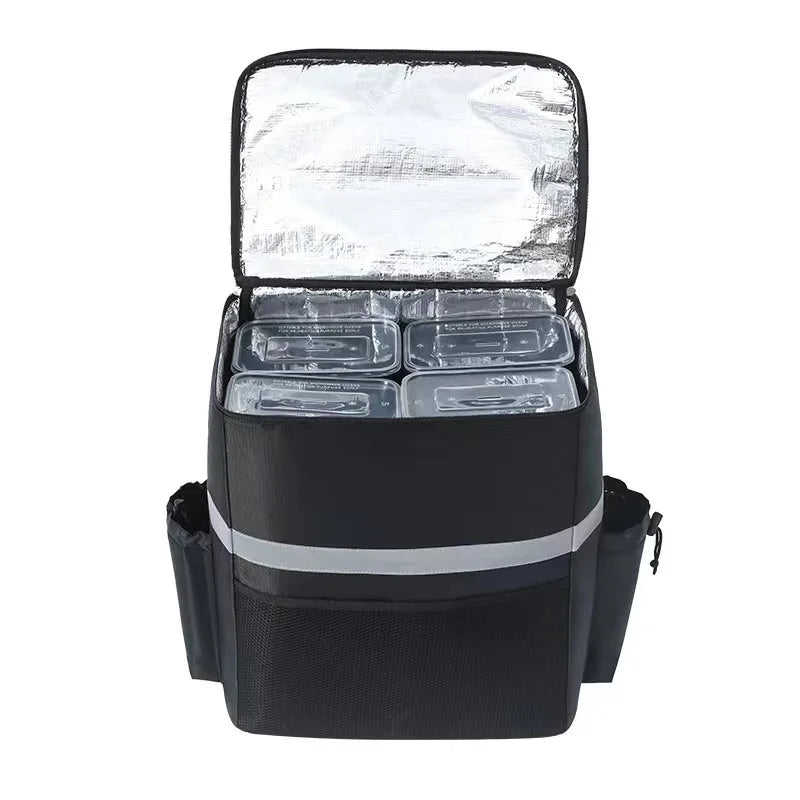 35L Camping Backpack Cooler Bag Black