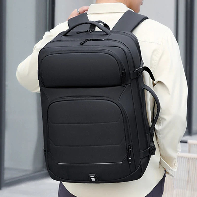 Laptop Backpack with USB Port Black
