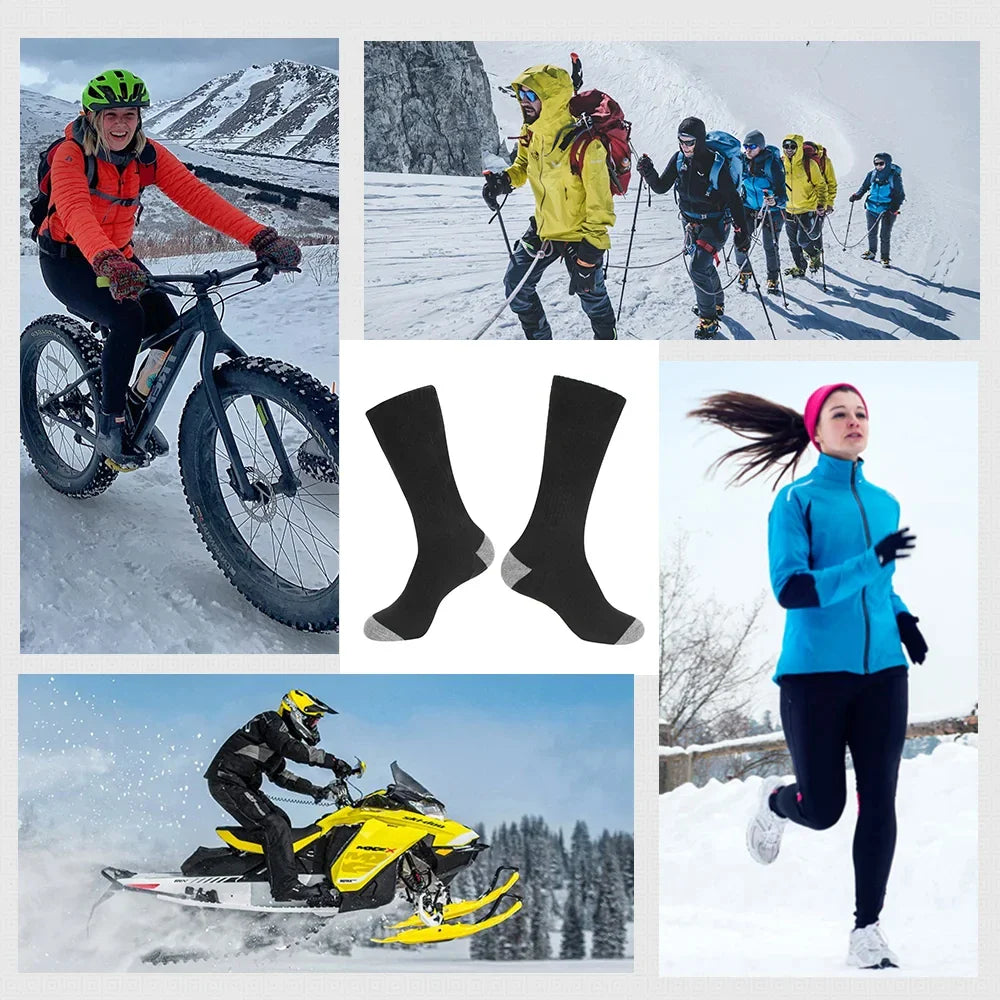 Rechargeable Heated Socks with 5000mAh Battery – Up to 65°C