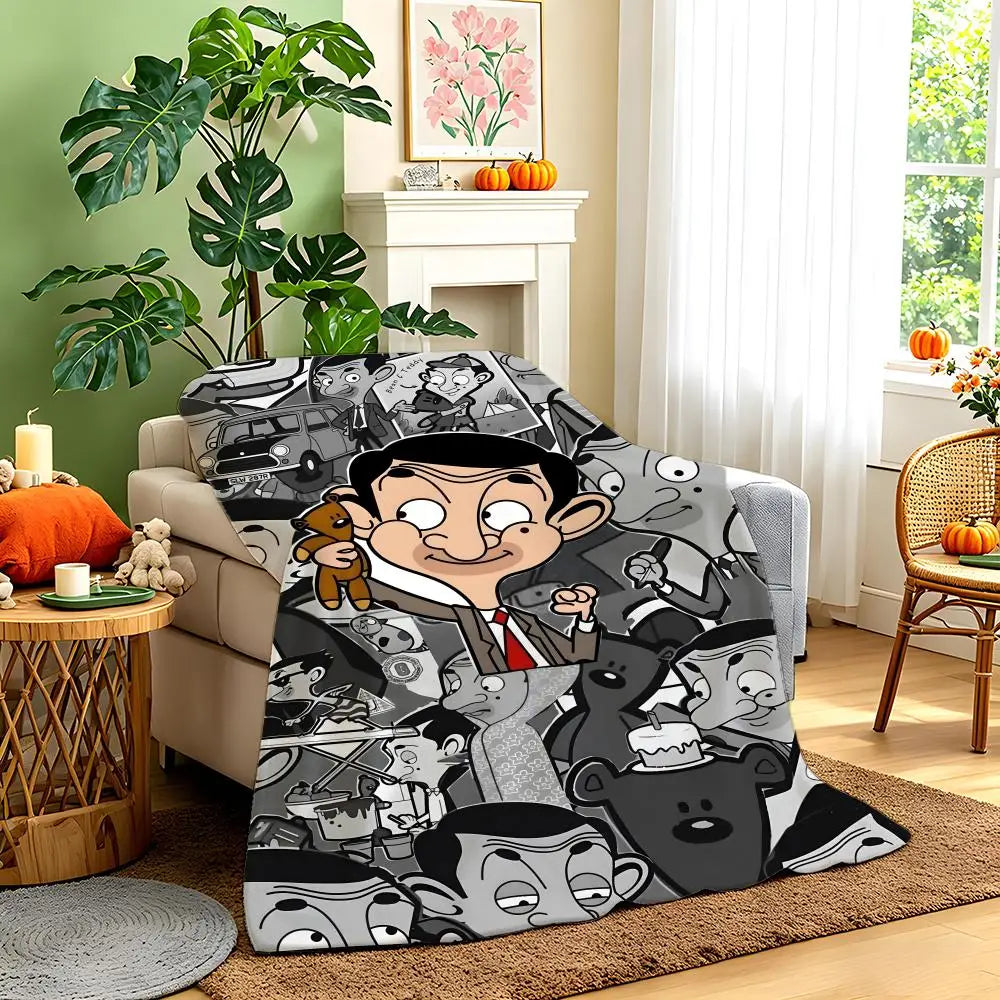 Comedy Character Flannel Throw Blanket
