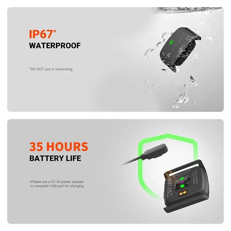 Fitness Heart Rate Sensor Armband for Cycling & Workouts