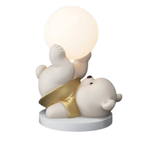 Charming Vitality Bear Sculpture