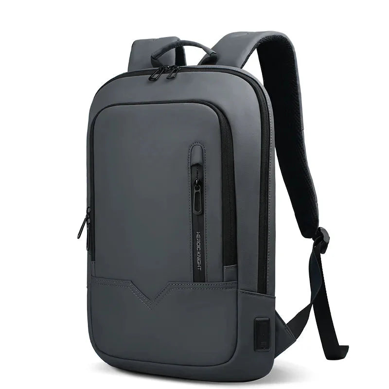 Slim Laptop Work Backpack Dark Grey