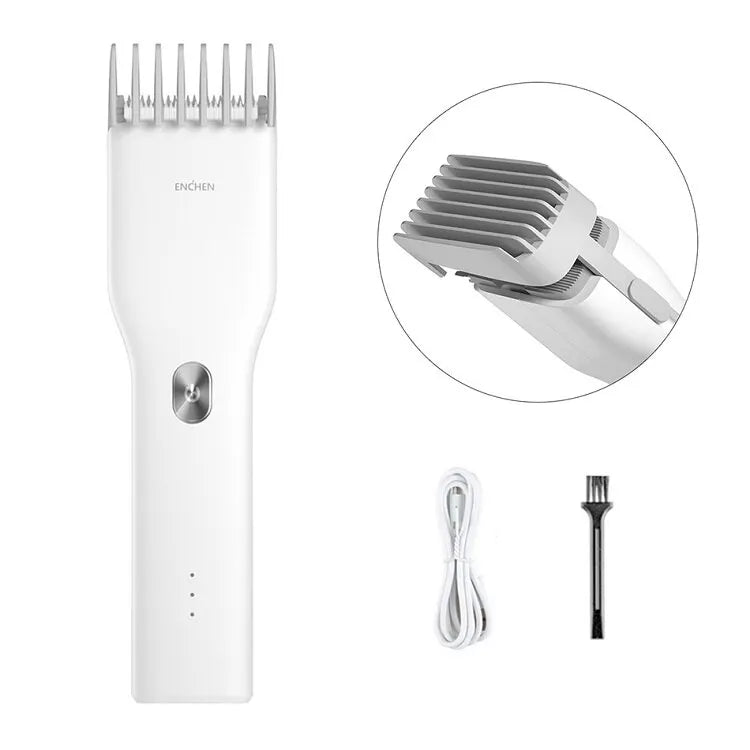 Boost Professional Cordless Hair Clipper  Fast Type C Charging White