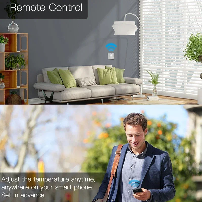 Smart WiFi & ZigBee Thermostat – Temperature Controller for Electric Floor Heating & Water/Gas Boilers