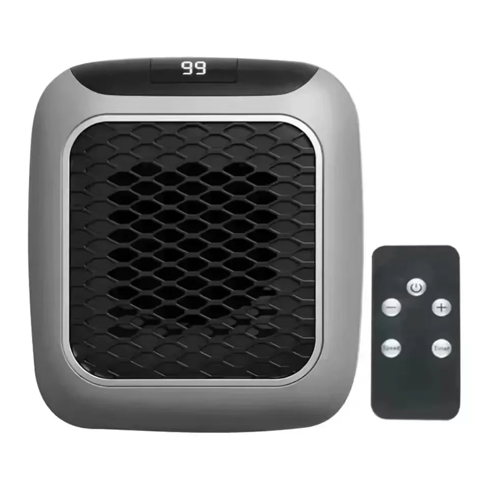 Wall Mounted Mini Bathroom Heater with Remote