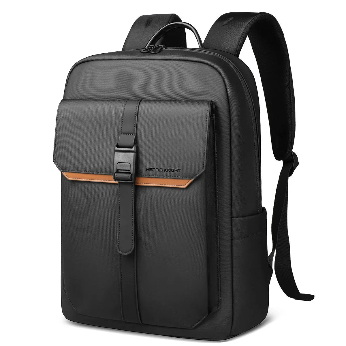 Waterproof 15.6 Flap Laptop Backpack Black