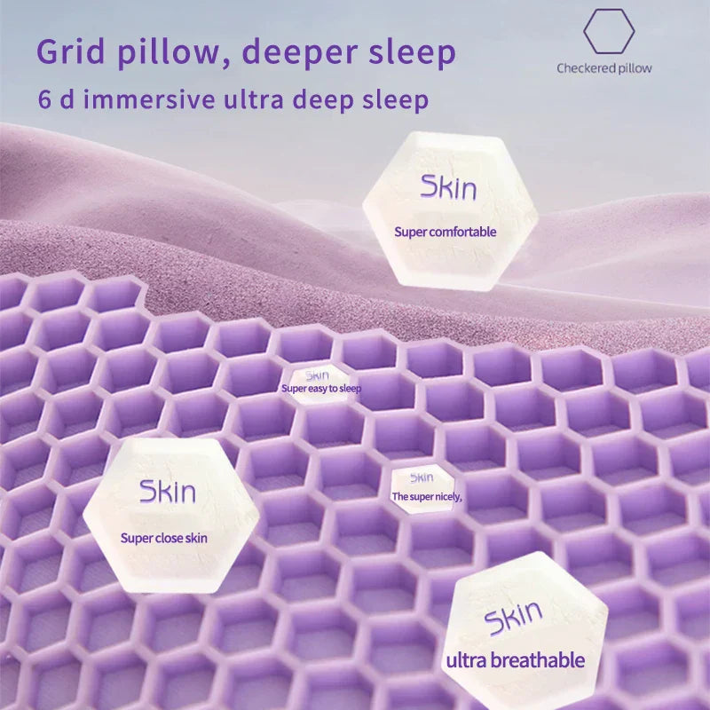 Super Soft Cat Belly Pillow Cervical Support Sleep Aid Cushion Purple