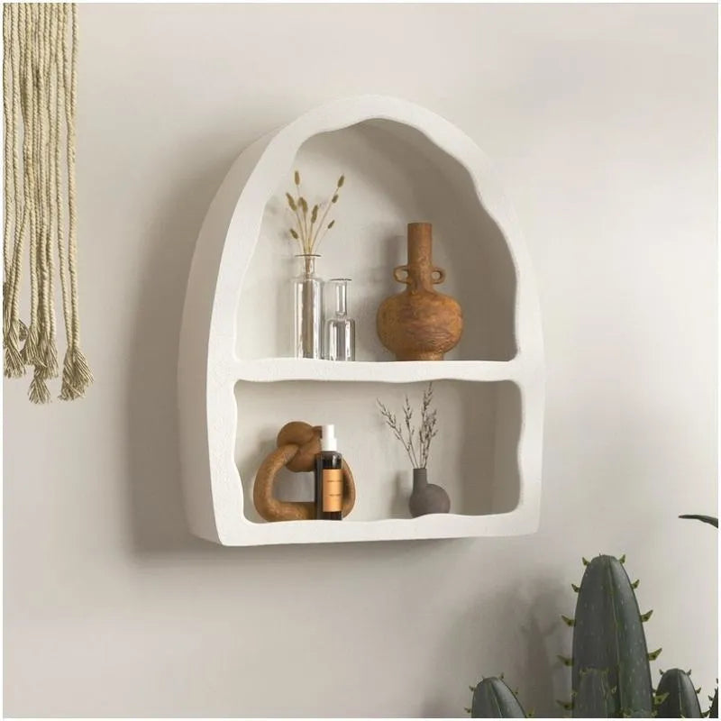 Nordic Arched Wall Cabinet: Stylish Living Room Storage