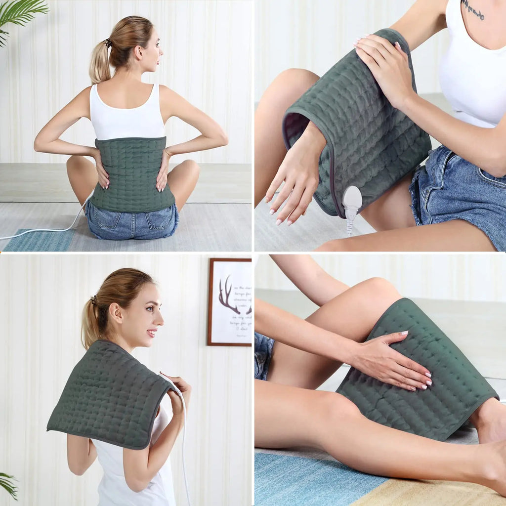 Soft Washable Electric Heating Pad – 6-Level Heated Blanket for Shoulders, Legs, Feet, Hands & Abdomen