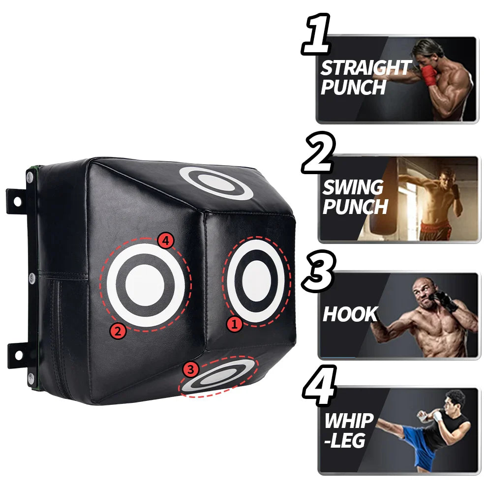 Wall-Mounted Boxing Target Pad – Uppercut Training Punching Board with Mark Points