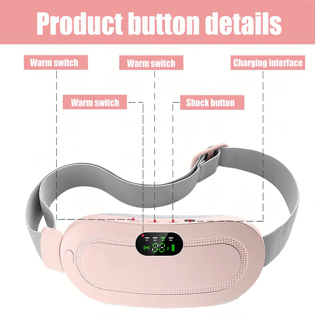 Heated Massage Warming Palace Belt Pink