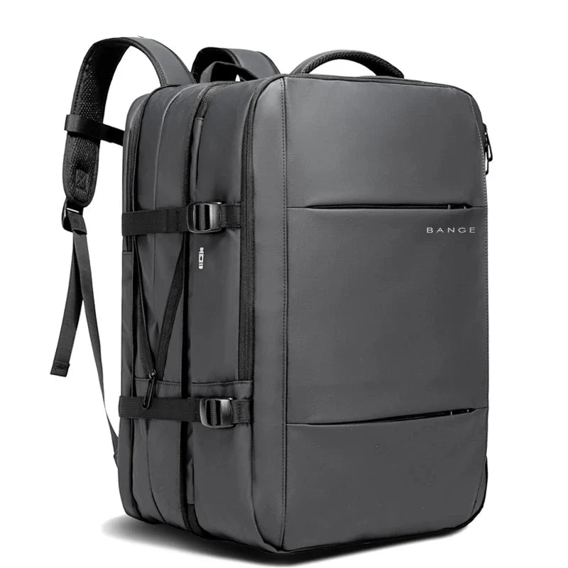 Expandable Laptop Backpack Grey