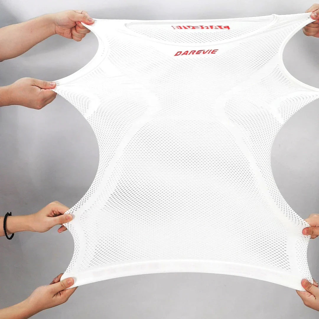 Seamless Sleeveless Mesh Cycling Base Layer Shirt