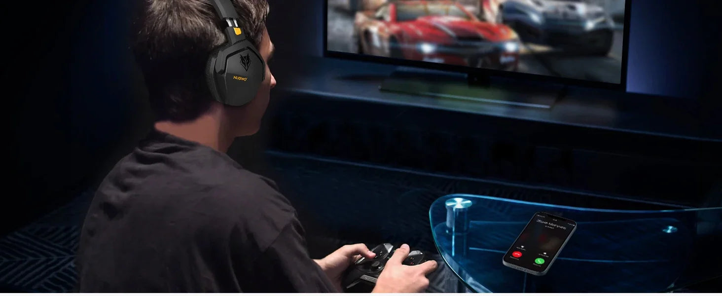 Dual Wireless Gaming Headset Orange