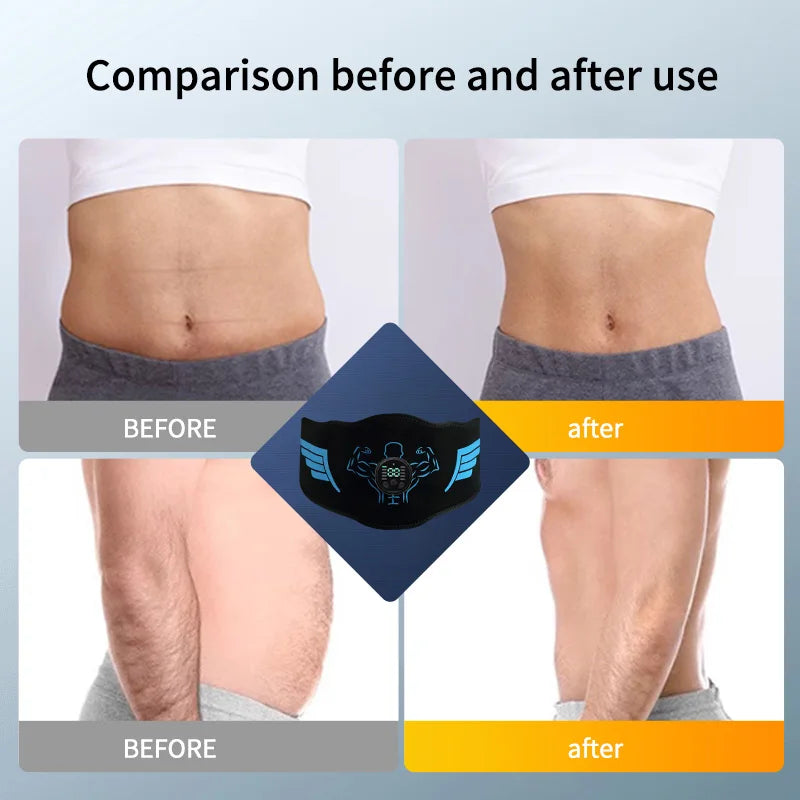 Abdominal Toning Belt Muscle Stimulator – Metal Sheet Technology