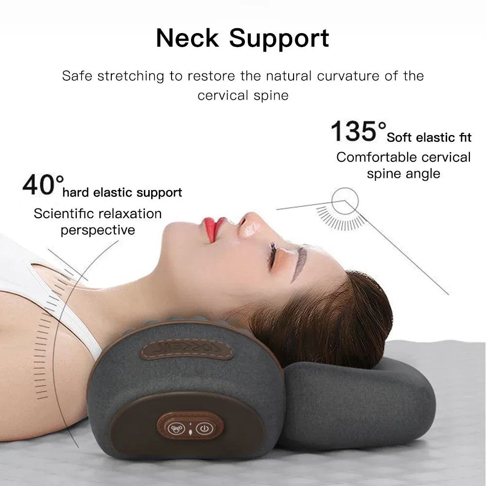 Electric Neck Massager Pillow Grey