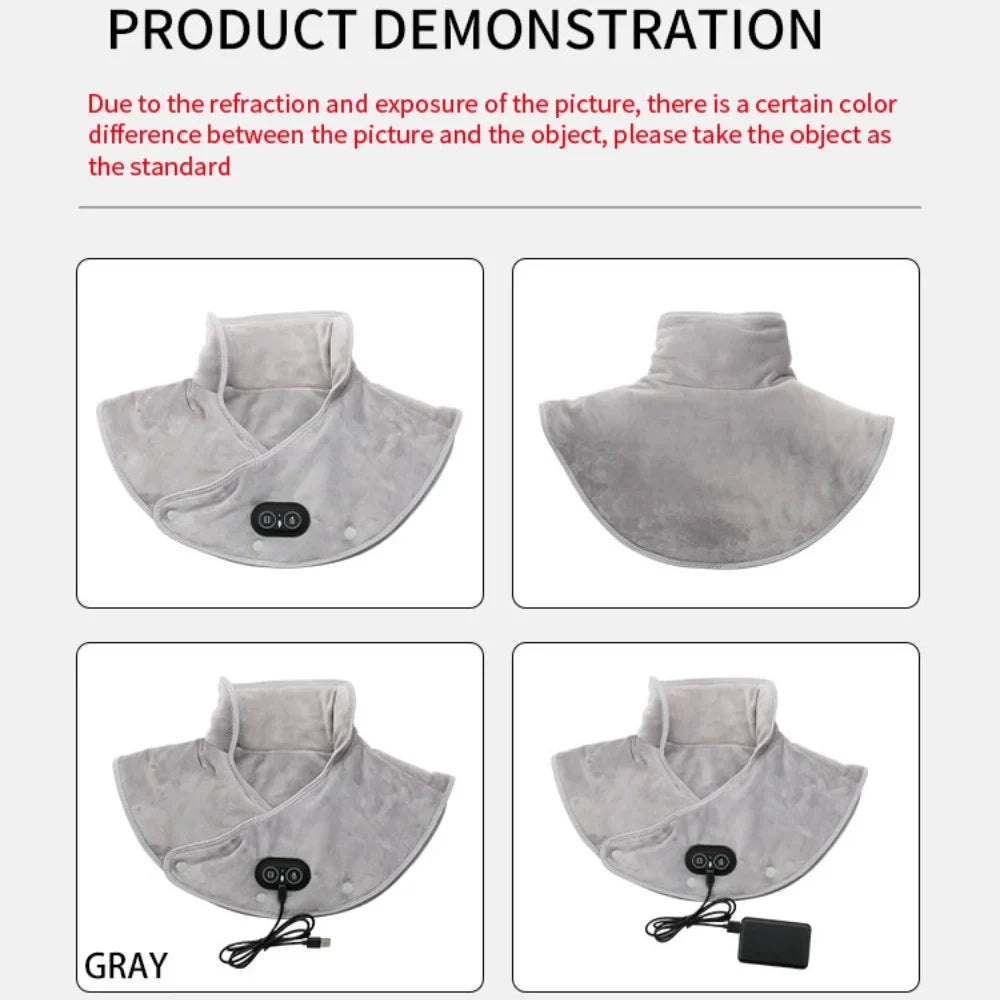 Electric Neck Shoulder Massager Grey