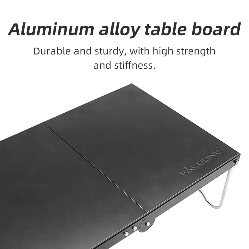Camping Portable Folding Table Black