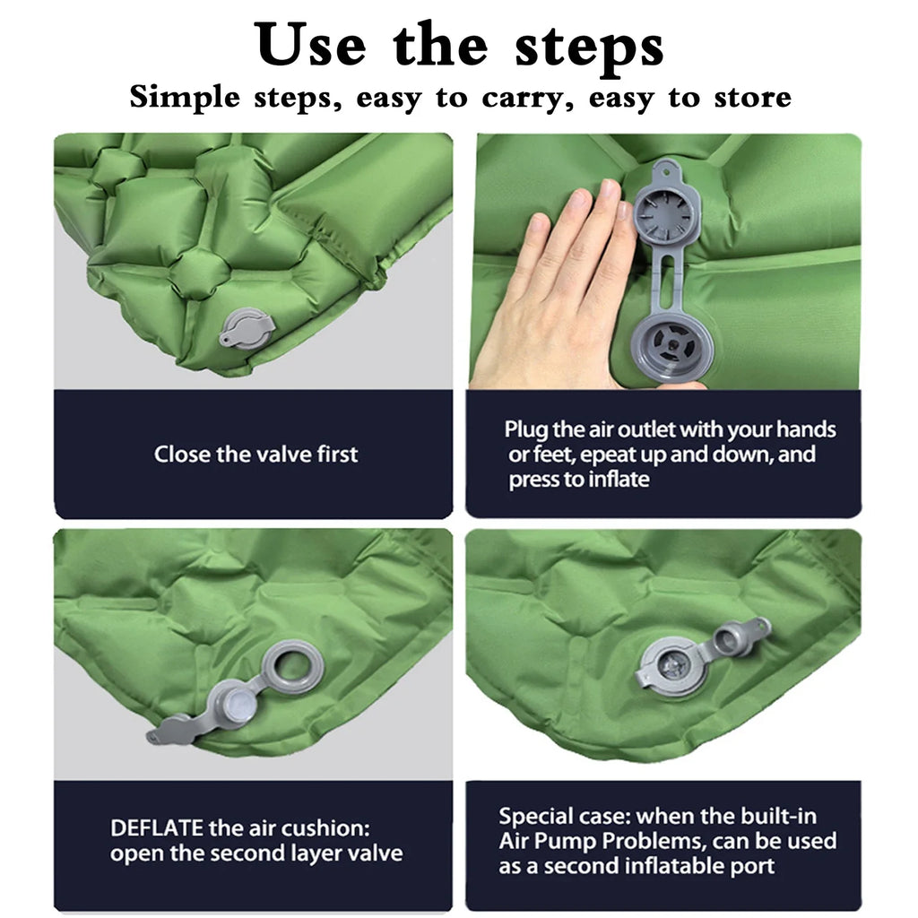 Ultralight Inflatable Camping Sleeping Pad