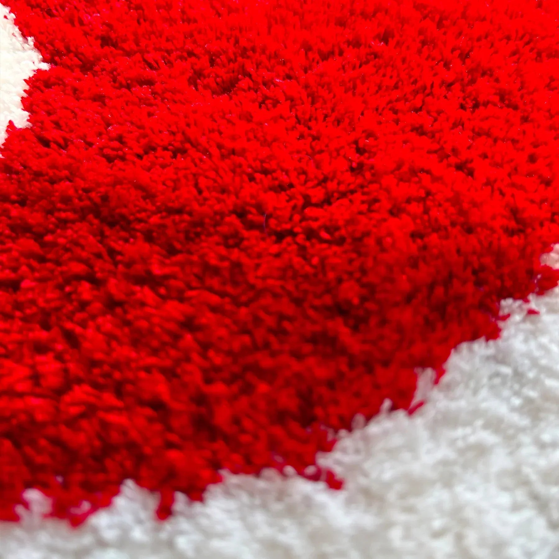 Anime Red Cloud Handmade Doormat - Anti-Slip, Acrylic Tufted Rug for Stylish Home Entryways