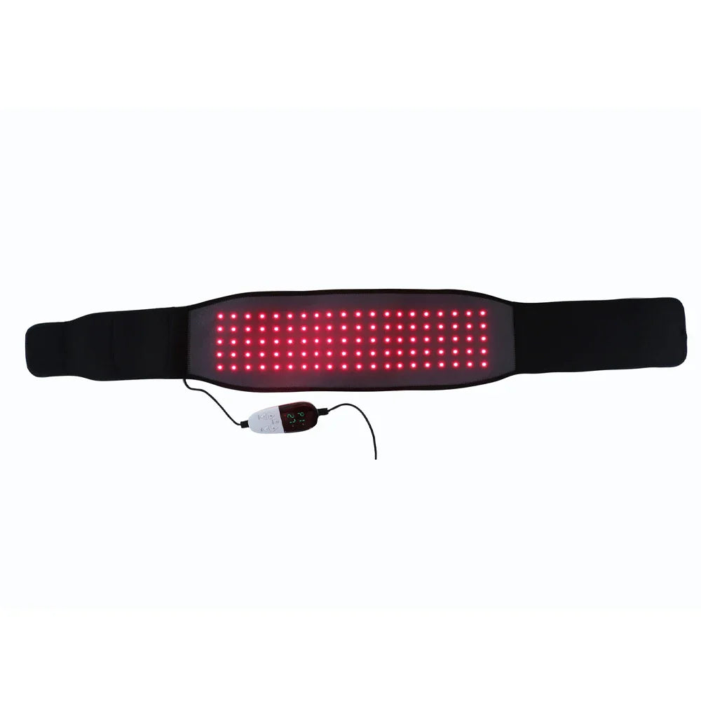 LED Infrared Red Light Therapy Belt Pain Relief And Slimming Device Grey
