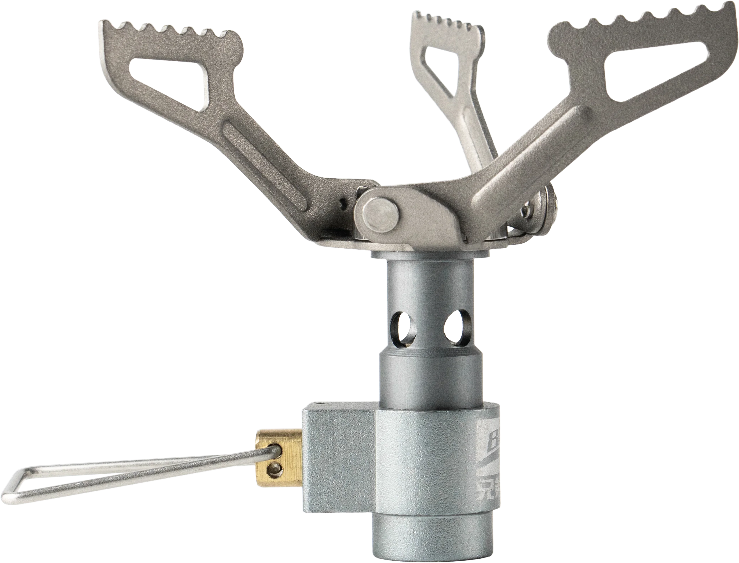 Mini Camping Gas Burner Pocket Stove Grey