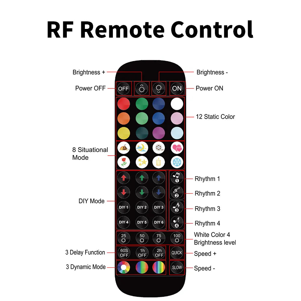 Smart RGB Corner Floor Lamp