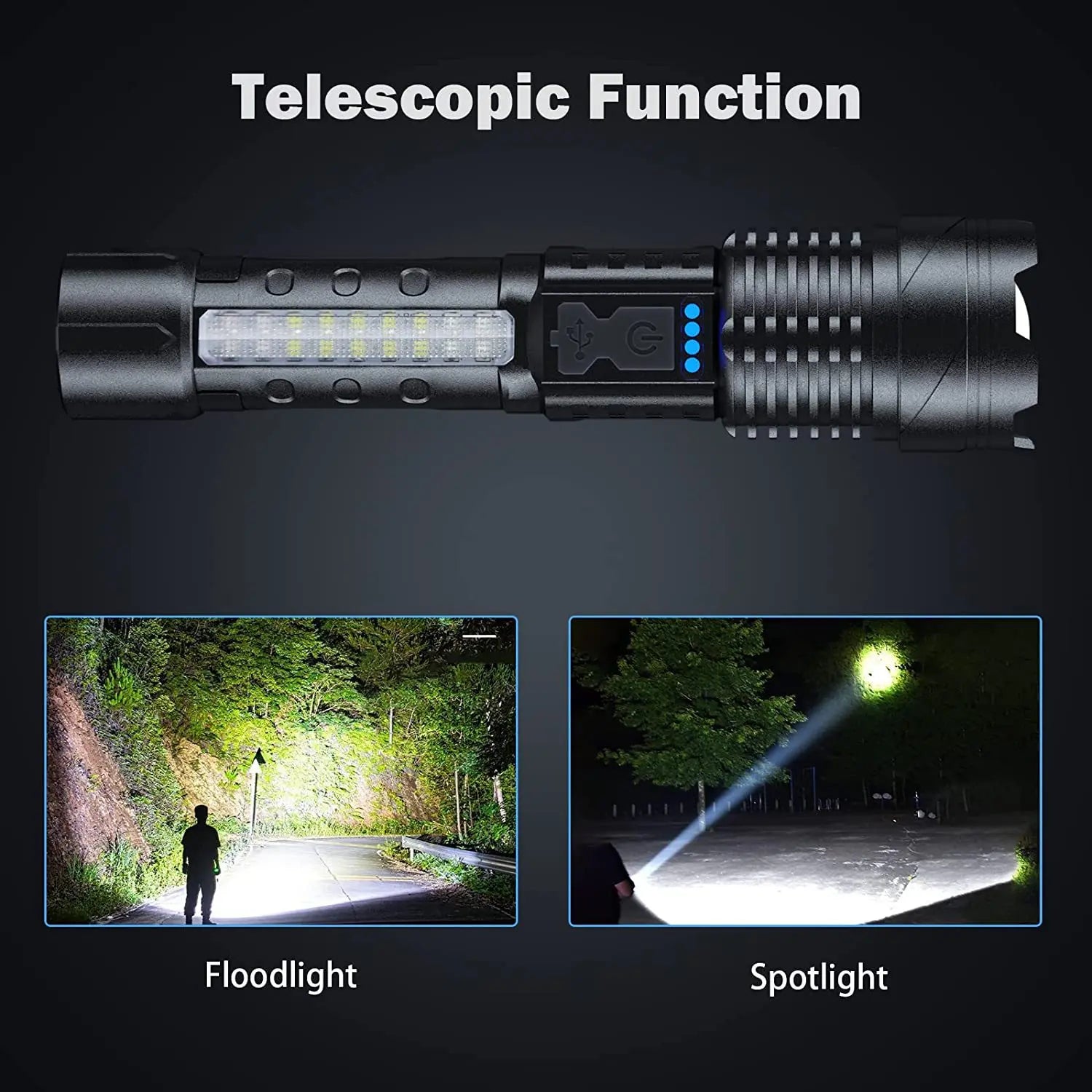 USB rechargeable 24W high-power