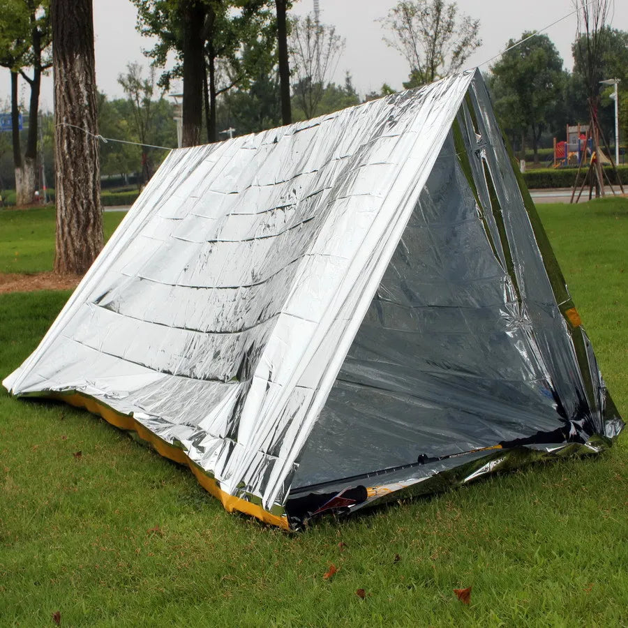 1PCS Emergency Shelter Waterproof Thermal Blanket