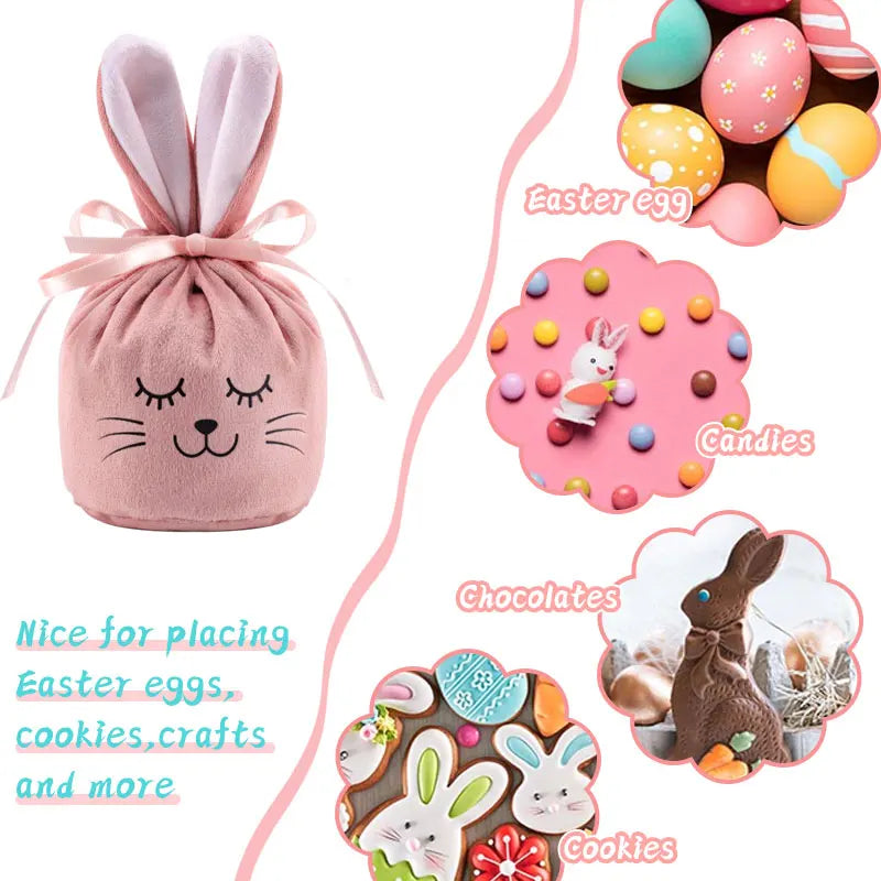 24 Pcs Velvet Drawstring Gift Bags