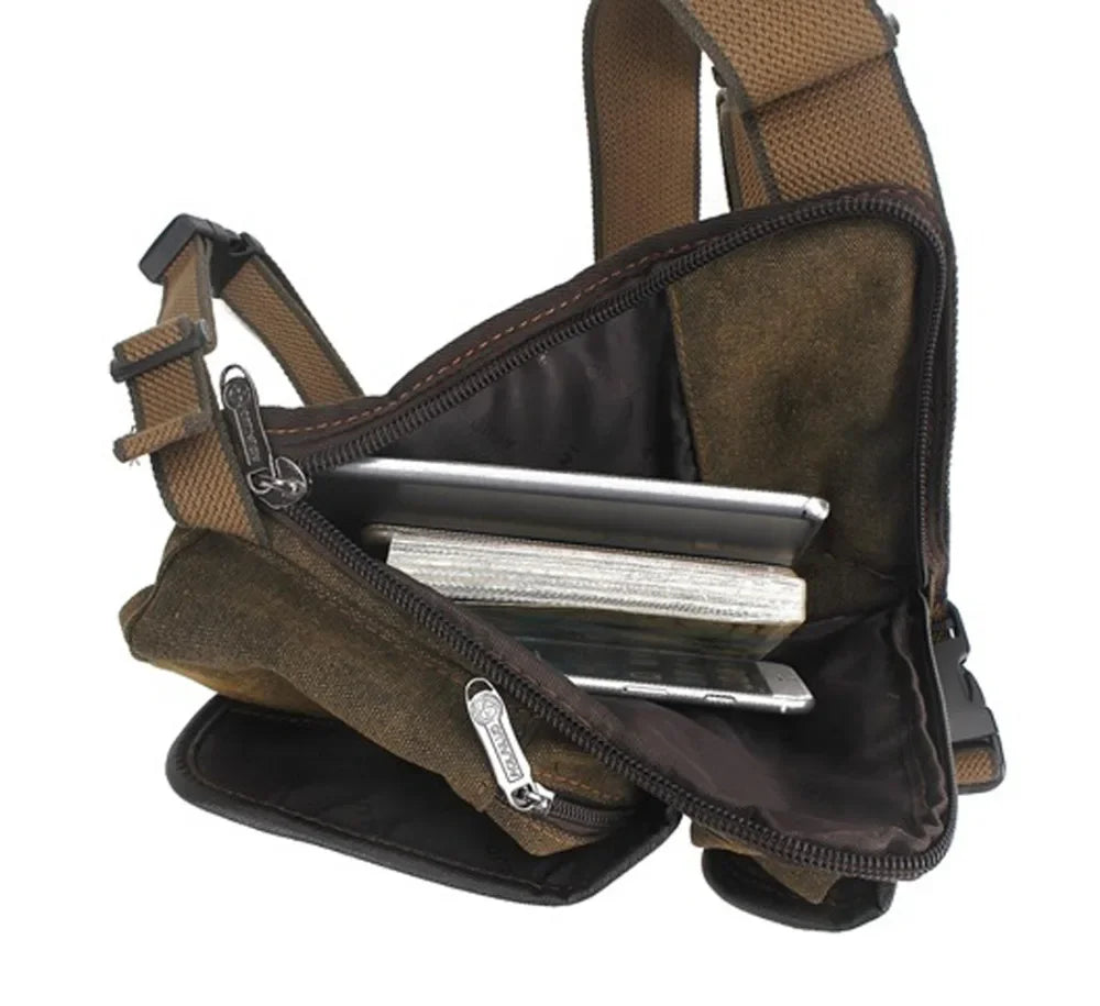 Canvas Drop Leg Utility Bag