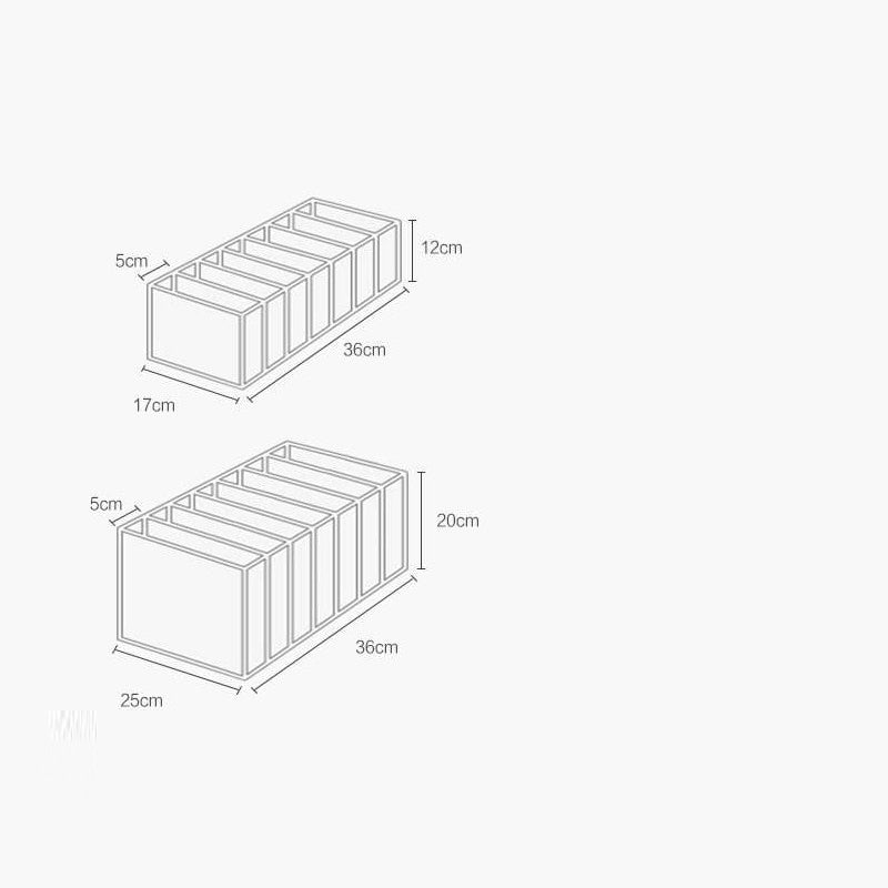 Jeans Compartment Storage Box