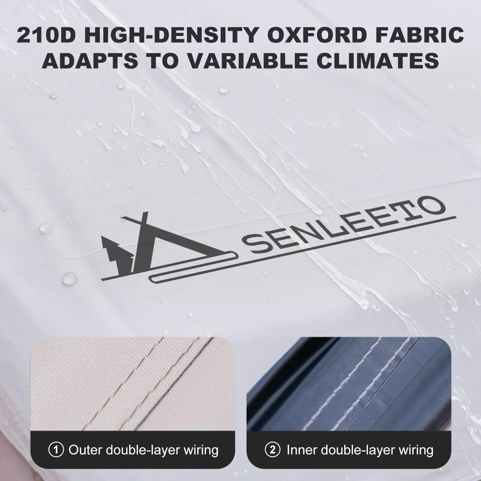 10×13FT Rainfly Tarp – Waterproof Ultralight Camping Shelter for 6–8 Person