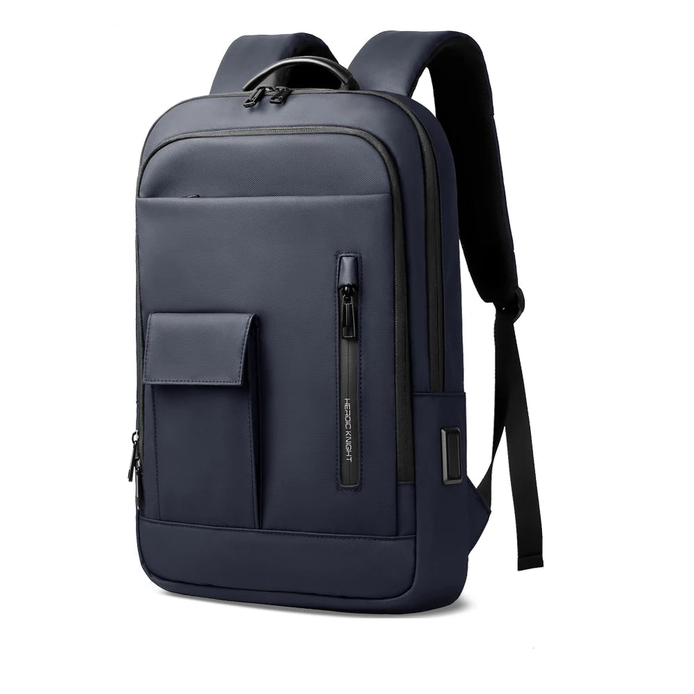 15.6 Laptop Backpack with Dual Charging Ports Blue