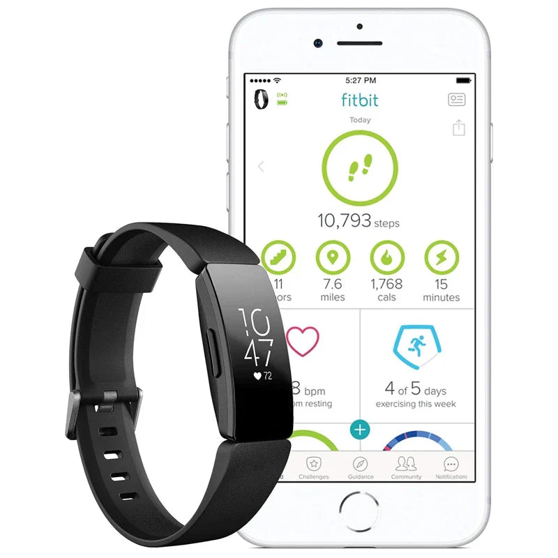Health Fitness Smart Band Pack Black