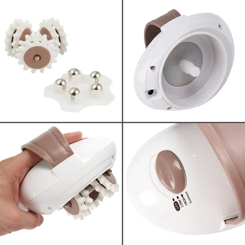 3D Electric Body Slimming Massager Anti-Cellulite Fat Burner White