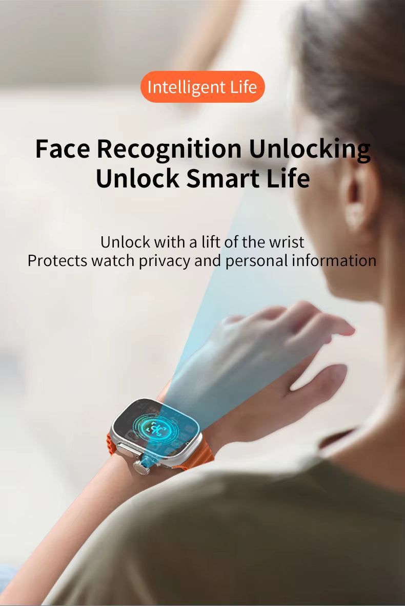 Android Smartwatch Rotary Camera Orange