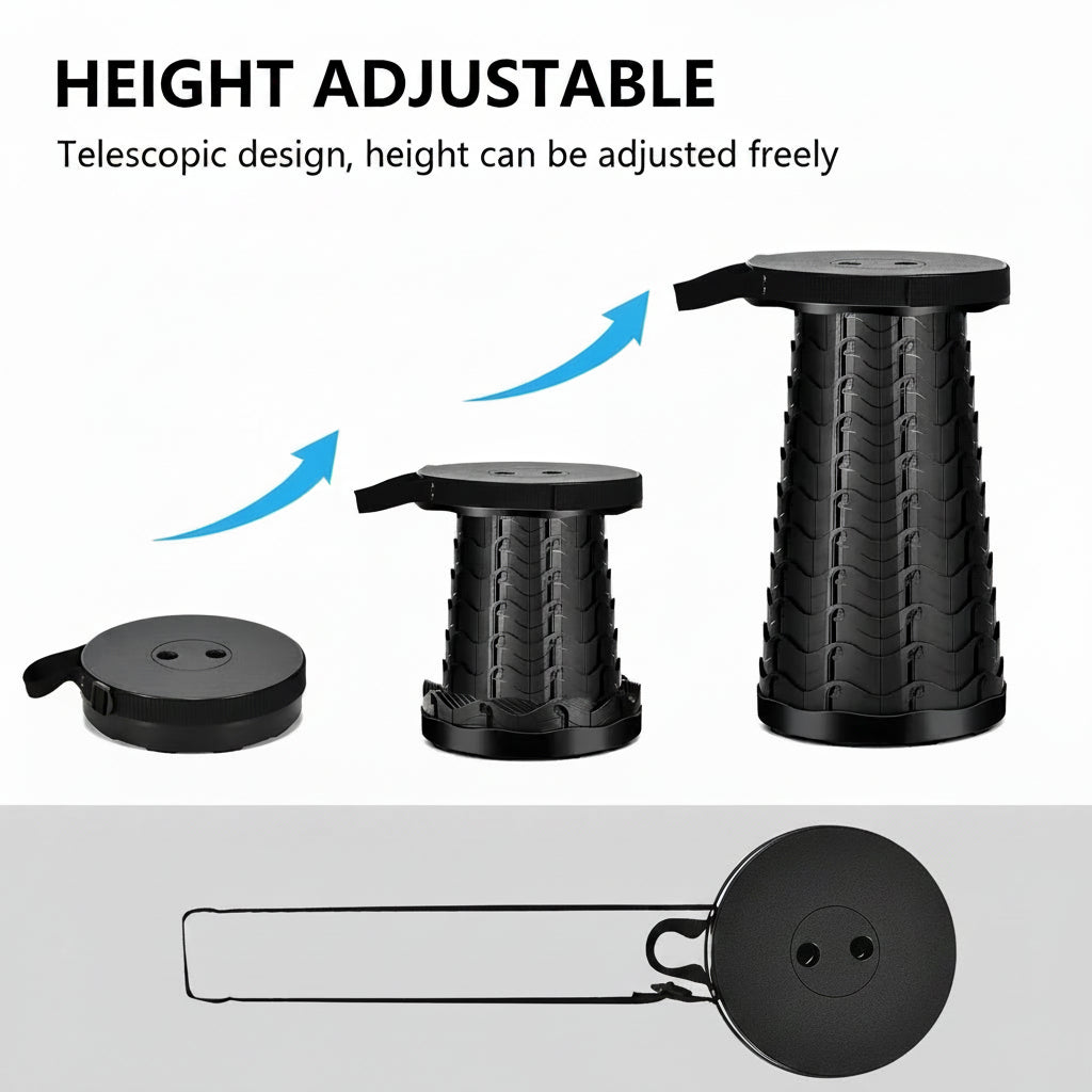 Portable Collapsible Telescopic Stool