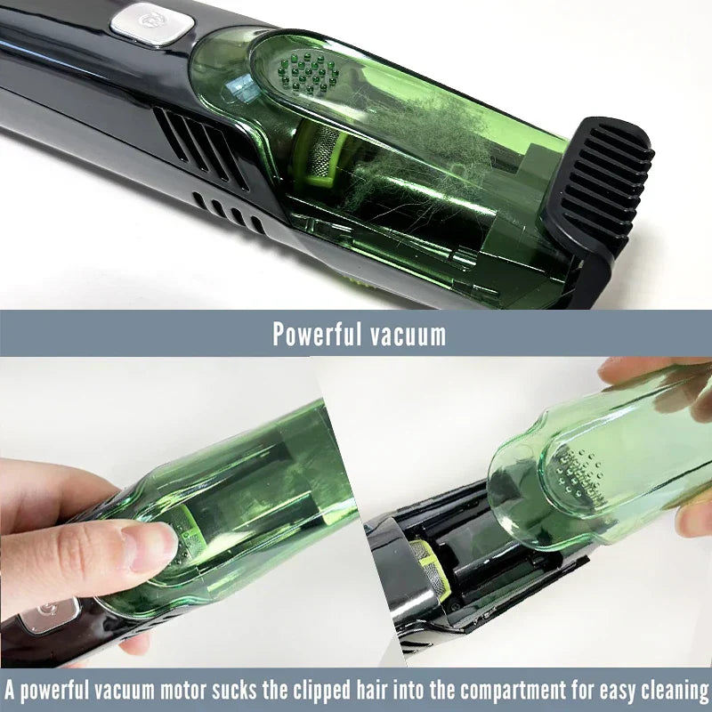 Cordless Beard Trimmer & Electric Shaver 20 Trim Settings Green