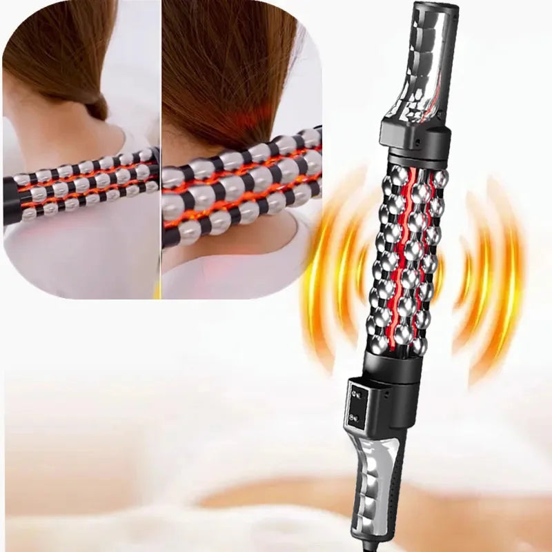 Relaxed 360° Red Light Heated Massage Roller Grey